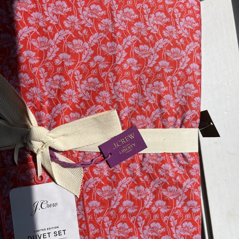 J.Crew Duval set limited edition twin/twin extra large liberty print